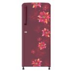 Kelvinator 187 litres 2 Star Single Door Refrigerator, Kelly Wine KRD-F200EBPKWS