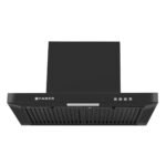 Faber 60 cm 1000 m³/hr T-Shape Kitchen Chimney || Baffle Filter || 12 years warranty on Motor|| Motor- 250 Watt (HOOD MARS PB BF BK 60)