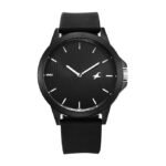 Fastrack Tees Wanderlust Quartz Analog Black Dial Silicone Strap Watch for Unisex-38024PP75W