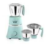 Greenchef FLEN 1HP, 3 Jar Mixer Grinder (Green)