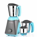 Greenchef ALTUM Blue 600-Watt Mixer Grinder with 3 Jars (Blue)