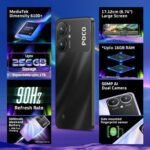POCO M6 5G (Galactic Black, 8GB RAM, 256GB Storage)