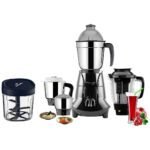 Butterfly 750W Mixer Grinder With Jars And Vegetable Chopper, Grey