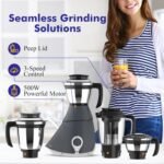 Butterfly Matchless Mixer Grinder 4J, 110 V, Grey, 550 Watts