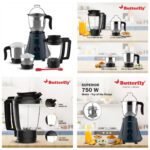 Butterfly Speedy 4J 750 W Juicer Mixer Grinder (4 Jars, Ink Blue)
