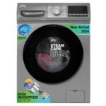 Godrej 6 Kg 5 Star Digi-inverter Fully-Automatic Front Load Washing Machine (2024 Model, WFEON HYS 6010 5 IJBT FLGR, With Steam Wash & 1000 RPM Spin Speed, Flint Grey)