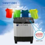 Havells-Lloyd 6.5 KG Semi Automatic Top Load Washing Machine (GLWM65GNL Grey)