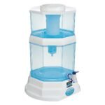 KENT Gold Gravity Water Purifier (11014) | UF Technology Based | Non-Electric & Chemical Free | Counter Top | 20L Storage | White