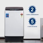 Onida 7.5 KG 5 Star Fully-Automatic Top Loading Washing Machine (T80CGN, Black)