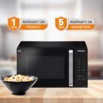 Panasonic 25L Solo Microwave Oven (NN-ST310QBFG, Black, 85 Auto Cook Menus)
