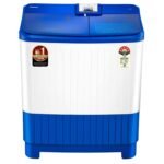 Panasonic 8 kg 5 Star Semi-Automatic Top Loading Washing Machine with Powerful Motor (NA-W80B5ARB, Blue, Active Foam System)