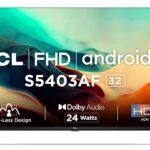 TCL 80.04 cm (32 inches) Bezel-Less S Series FHD Smart Android LED TV 32S5403AF (Black) Style Name: S5403AF Series