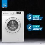 Voltas Beko, A Tata Product 6 Kg 5 Star Fully Automatic Front Loading Washing Machine (2023 Model, WFL6012B7CUSKA/WXV, White, In-Built Heater)