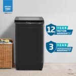 Voltas beko, A TATA Product 7 kg 5 Star Eco Wash/Monsoon dry Fully-Automatic Top-Load Washing Machine (WTL70, Water Reuse, 2023 Model, Dark Grey)