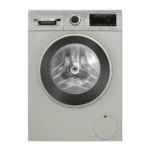Bosch Series 8 washing machine, front loader 9 kg, Silver inox (WGA2440XIN)