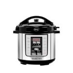 Pigeon By Stovekraft Electra Smart 3 Litre Electric Pressure Cooker with Digital Display | 18 Indian Preset Menu | Automatic Rice Cooker | Delay Timer & More (Stainless Steel)