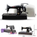 Usha Umang Straight Stitch Composite Sewing Machine with Plastic Body Cover (PBC) (Black)