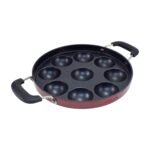 Onions Non Stick Appe Pan, Paniyaram Pan, Paniyarakkal Pan, Kuzhi Paniyaram Pan, Ponganalu Pan, Padu Pan -9 pits - 1pc