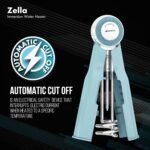 Havells Zella 1500 Watt Immersion Heater | Automatic Cut-off, Temp. Setting, ISI Mark 3 Pin Molded Plug | Protection Cover, Nickel Plating, Smart Switch for Safe Operation, Warranty: 2 Year | (Blue)