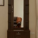 WOOD DOUBLE TABLE CORNER