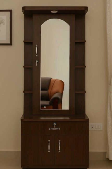 WOOD DOUBLE TABLE CORNER