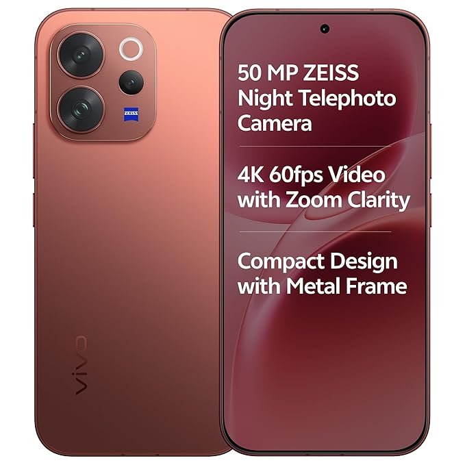 71uAly+24OL._SX679_ vivo V70 5G (Passion Red, 8GB RAM, 256GB Storage) - Image 1